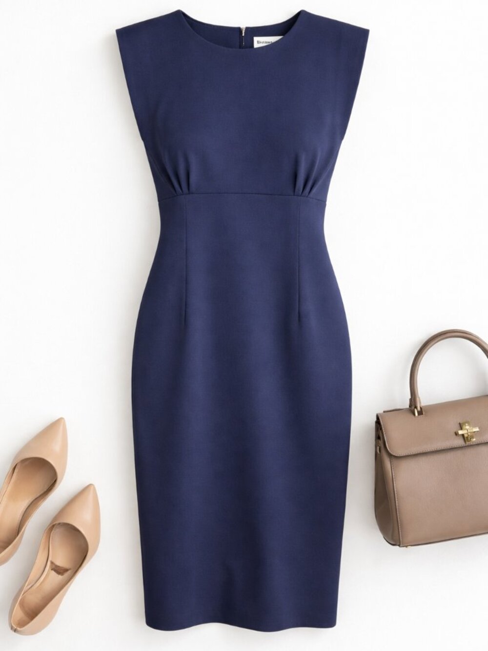 Calvin Klein Navy Sheath Dress